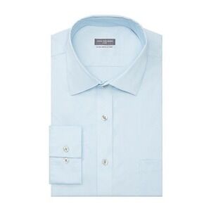 Van Heusen Men's Regular-Fit Ultraflex Dress Shirt - Lagoon Size L 32/33